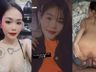 Em nằm im banh mông cho anh chơi lút cán