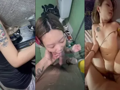 Qua phòng ăn cơm còn quay clip em lúc chịch